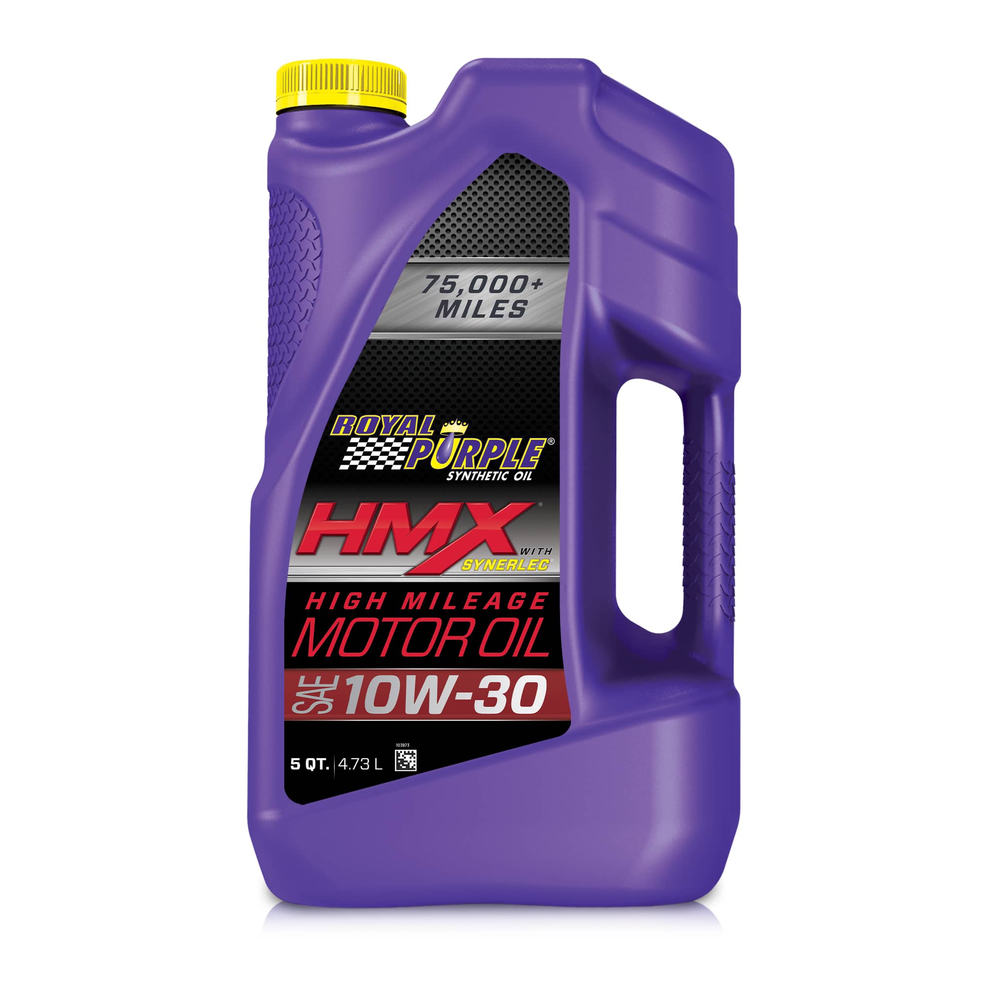 Royal Purple 10W30 HMX High Mileage Synthetic Motor Oil 3 x 5 Quart Case 11751 Image