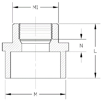 Air Sentry, Adapter, 1/2