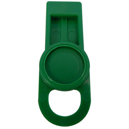 Oil Safe, ID Washer Tab, Mid Green, 205505 Image