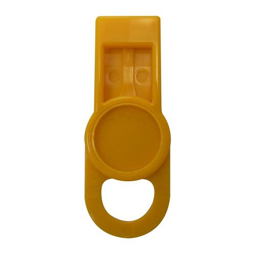 Oil Safe, ID Washer Tab, Yellow, 205509 Image