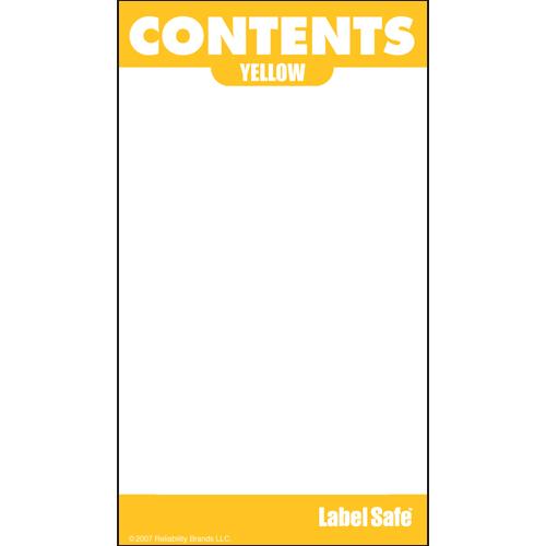 Oil Safe, Contents Label - 2