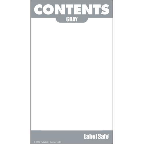 Oil Safe, Contents Label - 2