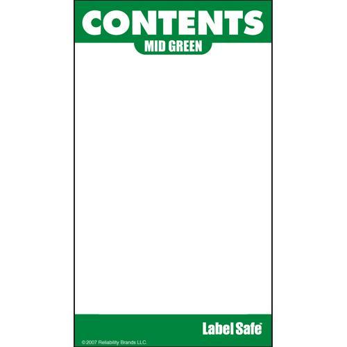 Oil Safe, Contents Label - 2