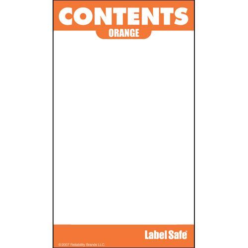 Oil Safe, Contents Label - 2