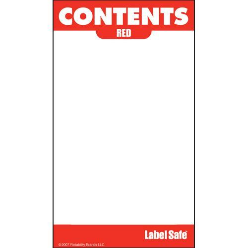 Oil Safe, Contents Label - 2